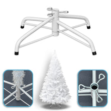 Load image into Gallery viewer, Multi-size White Metal Stand Steel Base for Artificial Christmas Tree Sturdy