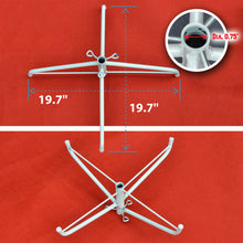 Load image into Gallery viewer, Multi-size White Metal Stand Steel Base for Artificial Christmas Tree Sturdy