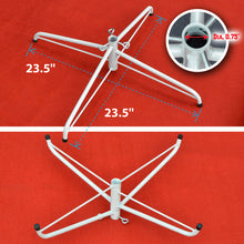 Load image into Gallery viewer, Multi-size White Metal Stand Steel Base for Artificial Christmas Tree Sturdy