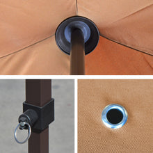 Load image into Gallery viewer, 10x10ft Folding Gazebo Adjustable Height Canopy Tent with Solar LED System