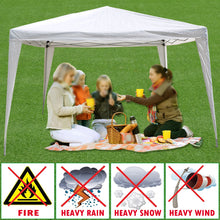 Load image into Gallery viewer, STRONG CAMEL 10'x10'  Beach Canopy POP UP Wedding Party Tent Folding Gazebo  W/Carry Bag-White