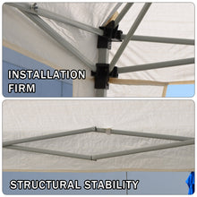 Load image into Gallery viewer, STRONG CAMEL 10'x10'  Beach Canopy POP UP Wedding Party Tent Folding Gazebo  W/Carry Bag-White