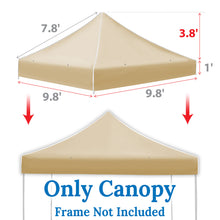 Load image into Gallery viewer, Ez pop Up Instant Canopy 10&#39;X10&#39; Replacement Top Gazebo EZ Canopy Cover
