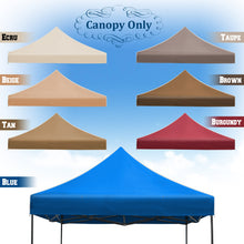 Load image into Gallery viewer, Ez pop Up Instant Canopy 10'X10' Replacement Top Gazebo EZ Canopy Cover