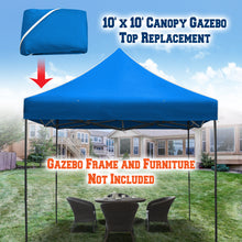 Load image into Gallery viewer, Ez pop Up Instant Canopy 10&#39;X10&#39; Replacement Top Gazebo EZ Canopy Cover
