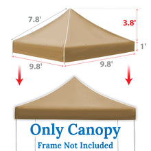 Load image into Gallery viewer, Ez pop Up Instant Canopy 10'X10' Replacement Top Gazebo EZ Canopy Cover
