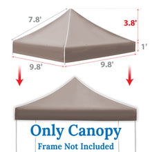 Load image into Gallery viewer, Ez pop Up Instant Canopy 10&#39;X10&#39; Replacement Top Gazebo EZ Canopy Cover
