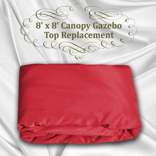 Load image into Gallery viewer, 8'X8' Gazebo Sunshade 2-Tier Patio Pavilion Replacement Canopy