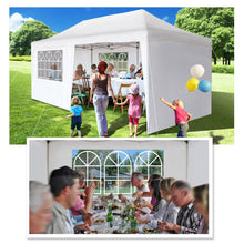 Load image into Gallery viewer, 10'x20' EZ POP UP Wedding Party Fun Tent  Folding Gazebo Canopy with Carry Bag