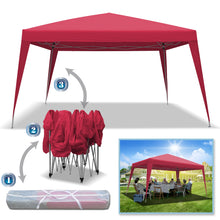 Load image into Gallery viewer, STRONG CAMEL 10'x10'/13' EZ POP UP Folding Party Tent Gazebo Cater Canopy with Carry Bag