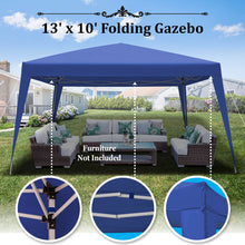 Load image into Gallery viewer, STRONG CAMEL 10'x10'/13' EZ POP UP Folding Party Tent Gazebo Cater Canopy with Carry Bag