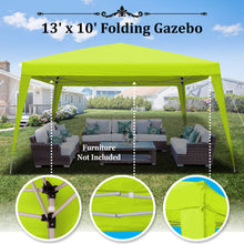 Load image into Gallery viewer, STRONG CAMEL 10'x10'/13' EZ POP UP Folding Party Tent Gazebo Cater Canopy with Carry Bag