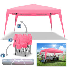 Load image into Gallery viewer, STRONG CAMEL 10'x10'/13' EZ POP UP Folding Party Tent Gazebo Cater Canopy with Carry Bag