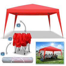 Load image into Gallery viewer, STRONG CAMEL 10'x10'/13' EZ POP UP Folding Party Tent Gazebo Cater Canopy with Carry Bag