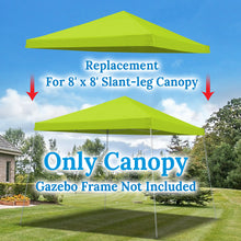 Load image into Gallery viewer, 8'X8' Canopy Cover for Pop UP Tent Slant Leg Frame