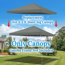 Load image into Gallery viewer, 8&#39;X8&#39; Canopy Cover for Pop UP Tent Slant Leg Frame
