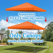 Load image into Gallery viewer, 8'X8' Canopy Cover for Pop UP Tent Slant Leg Frame