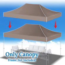 Load image into Gallery viewer, 10&#39;x15&#39; Replacement Canopy Pop Up Tent for American Style Gazebo Polyester Cover

