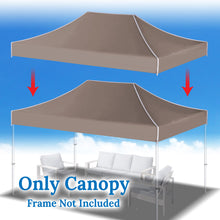 Load image into Gallery viewer, 10'x15' Replacement Canopy Pop Up Tent for American Style Gazebo Polyester Cover