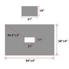 Load image into Gallery viewer, BBQ 8'x5' Double Tier Replacement Canopy Grill Gazebo Roof Gazebo Cover Top