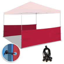 Load image into Gallery viewer, 10'x3'  Two Half Sidewalls for Pop Up Tent Gazebo Shelter with Ball bungees