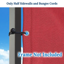 Load image into Gallery viewer, 10x3'Half Walls Two Half Sidewalls for Pop Up Tent Gazebo Shelter w/Ball bungees