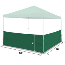 Load image into Gallery viewer, 10x3'Half Walls Two Half Sidewalls for Pop Up Tent Gazebo Shelter w/Ball bungees