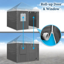 Load image into Gallery viewer, 9.8x6.54' Sidewall ONLY with Zipper Door For 10'x10' Pop Up Canopy Party Tent