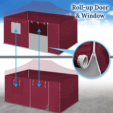 Load image into Gallery viewer, 14.8x6.54' Sidewall ONLY with Zipper Door For 10'x15' Pop Up Canopy Party Tent