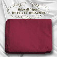 Load image into Gallery viewer, 14.8x6.54' Sidewall ONLY with Zipper Door For 10'x15' Pop Up Canopy Party Tent