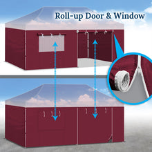 Load image into Gallery viewer, 19.7x6.54&#39; Sidewall ONLY with Zipper Door For 10&#39;x20&#39; Pop Up Canopy Party Tent
