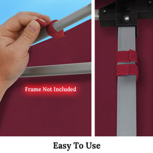 Load image into Gallery viewer, 19.7x6.54' Sidewall ONLY with Zipper Door For 10'x20' Pop Up Canopy Party Tent