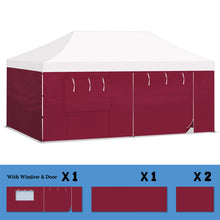 Load image into Gallery viewer, 19.7x6.54' Sidewall ONLY with Zipper Door For 10'x20' Pop Up Canopy Party Tent