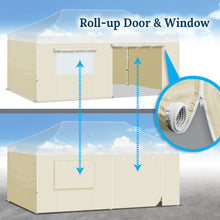 Load image into Gallery viewer, 19.7x6.54' Sidewall ONLY with Zipper Door For 10'x20' Pop Up Canopy Party Tent