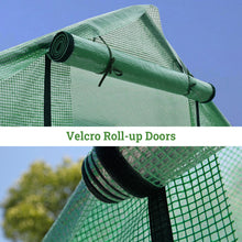 Load image into Gallery viewer, 2 Doors Large Greenhouse Walk-in Outdoor Gardening Green House with Roll-up Velcro Windows Garden Plant Hot House (Green)
