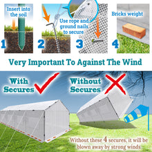 Load image into Gallery viewer, Large Greenhouse 2 Doors Walk-in Outdoor Gardening Green House with Roll-up Velcro Windows Garden Plant Hot House (White)