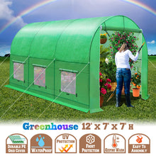 Load image into Gallery viewer, Portable 5 size  Large Walk In Green House for Outdoor Gardening