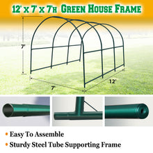 Load image into Gallery viewer, Multi-use Garden Steel Arch Rose Arbor Plant Climbing Outdoor Greenhouse Frame