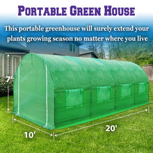 Load image into Gallery viewer, Portable 5 size  Large Walk In Green House for Outdoor Gardening