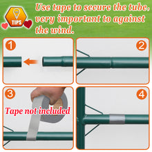 Load image into Gallery viewer, 20'X10'X7' Sunblock Shade Green House Walk in Garden Plant House