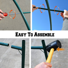 Load image into Gallery viewer, Multi-use Garden Steel Arch Rose Arbor Plant Climbing Outdoor Greenhouse Frame