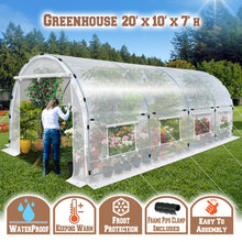 Load image into Gallery viewer, Outdoor Green House Walk in Garden Greenhouse Gazebo Plant House (20'X10'X7')