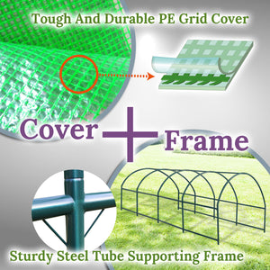 20'x10'x7' Portable Outdoor Greenhouse Walk-in Garden Plant Tunnel Tent
