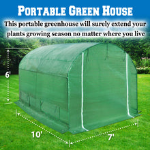 Load image into Gallery viewer, Portable 5 size  Large Walk In Green House for Outdoor Gardening