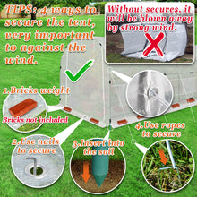 Load image into Gallery viewer, Large Greenhouse Walk-in Plants Garden Hot House w/Combined Cover