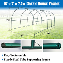 Load image into Gallery viewer, Multi-use Garden Steel Arch Rose Arbor Plant Climbing Outdoor Greenhouse Frame