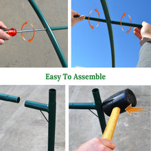 Load image into Gallery viewer, 13'x7'x7.2' Garden Support Frame Climbing Plant Arch Arbor for Flowers/Fruits/Vegetables