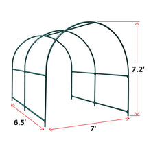 Load image into Gallery viewer, 6.5'x7'x7.2' Garden Support  Frame Climbing Plant Arch Arbor for Flowers/Fruits/Vegetables
