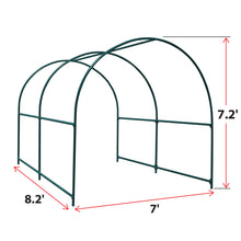 Load image into Gallery viewer, 8.2'x7'x7.2' Garden Support Frame Climbing Plant Arch Arbor for Flowers/Fruits/Vegetables