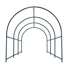 Load image into Gallery viewer, 9.8'x7'x7.2' Garden Support  Frame Climbing Plant Arch Arbor for Flowers/Fruits/Vegetables